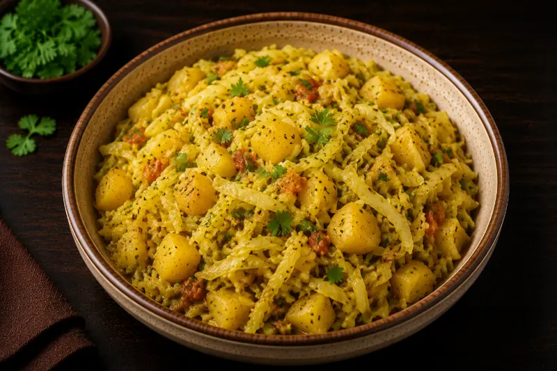 Aloo Patta Gobhi