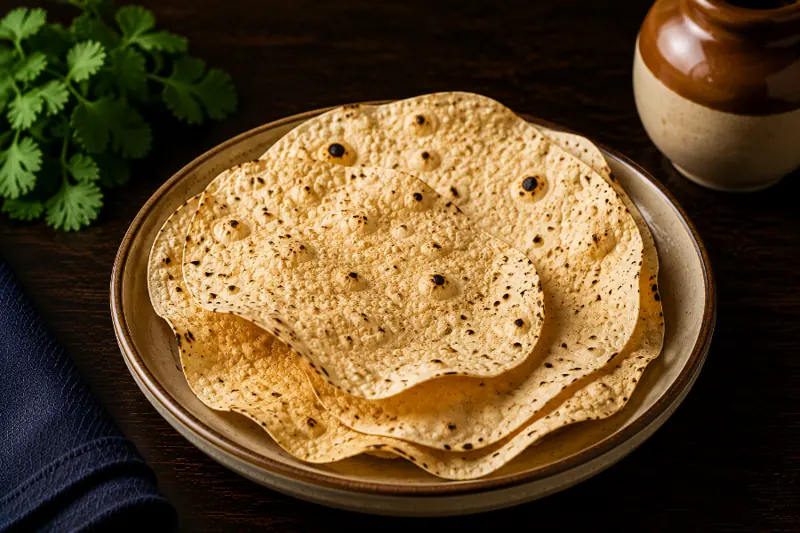 Roasted Papad