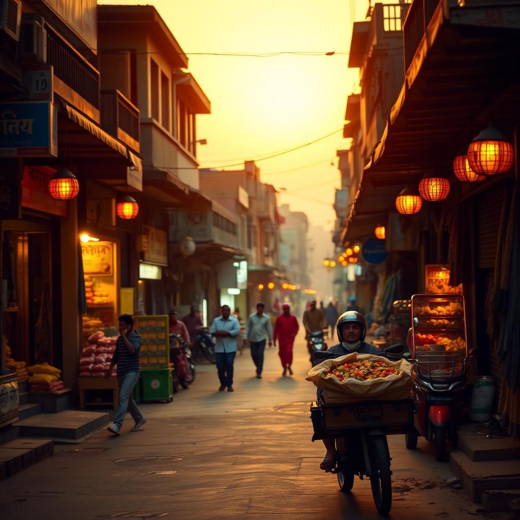 Evening delivery through the streets of Beawar, Rajasthan — Sunita's Kitchen